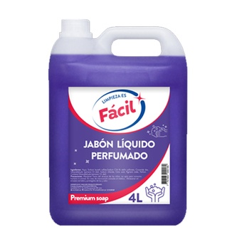 [AL187-01] JABON LIQUIDO PERFUMADO 4L- CLEAN